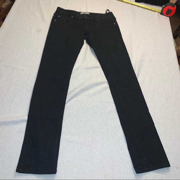 NWOT Free People Black Jeans with Slight Flare/Bootcut 27 - Picture 2 of 11